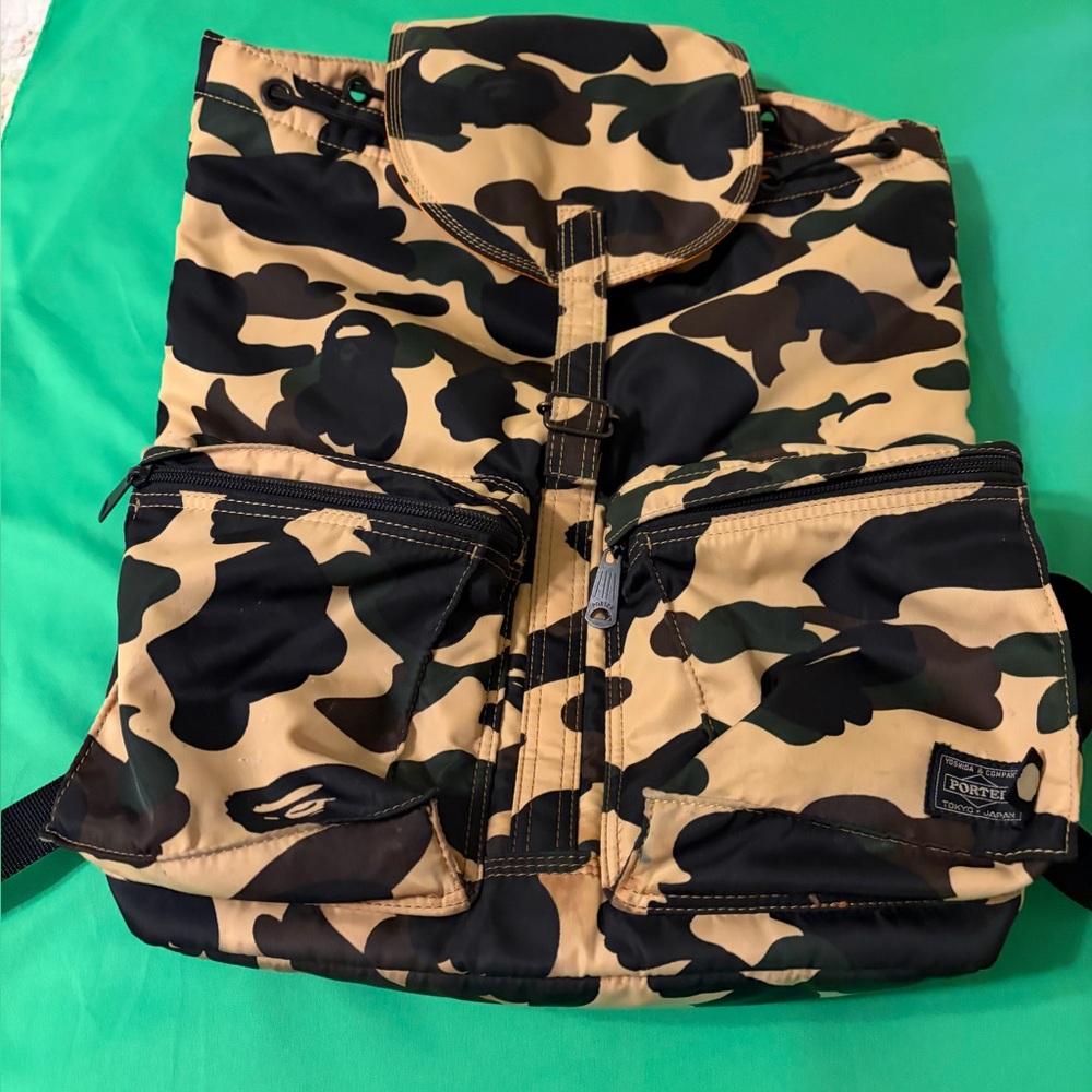 BAPE (A Bathing Ape) X Porter-Yoshida Backpack